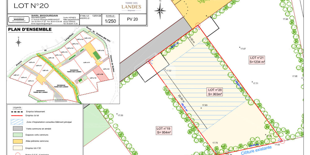 terrain à SEIGNOSSE (40510)