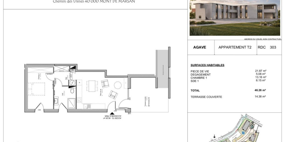 appartement à MONT DE MARSAN (40000)