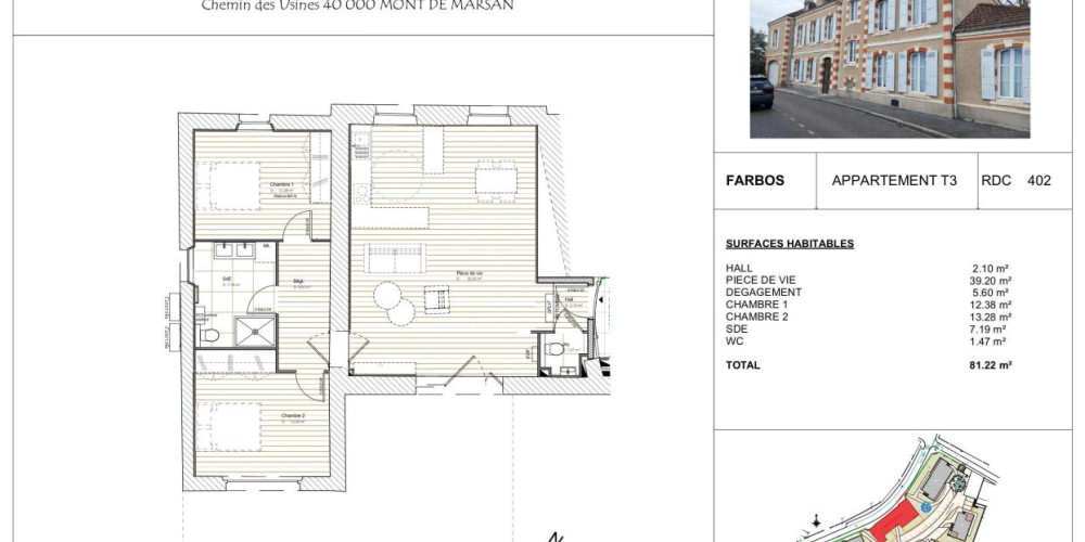 appartement à MONT DE MARSAN (40000)