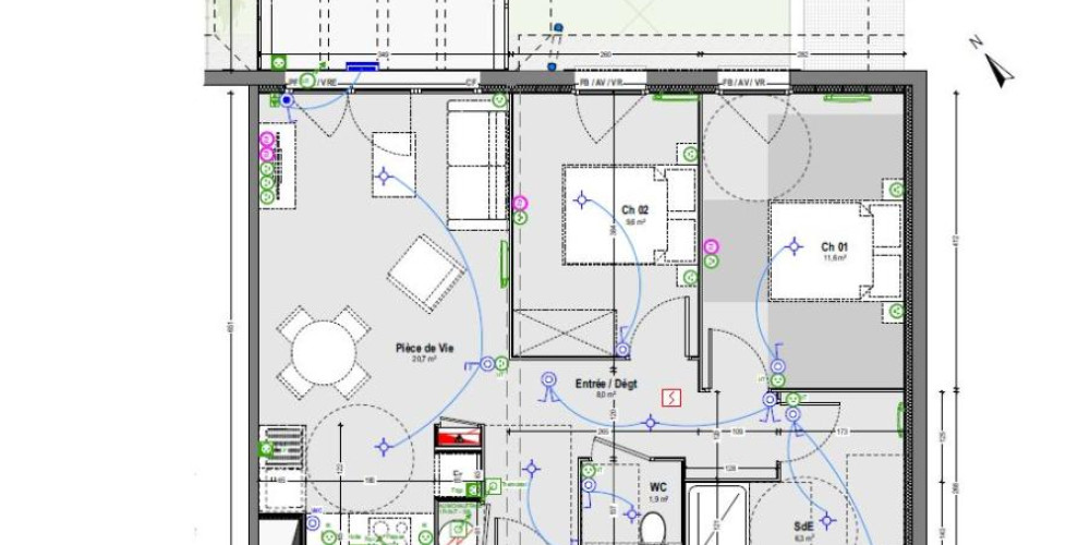 appartement à ST PAUL LES DAX (40990)