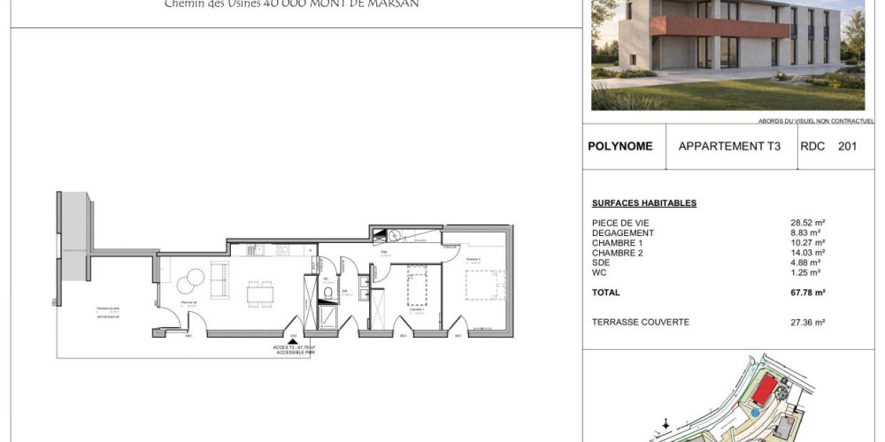 appartement à MONT DE MARSAN (40000)