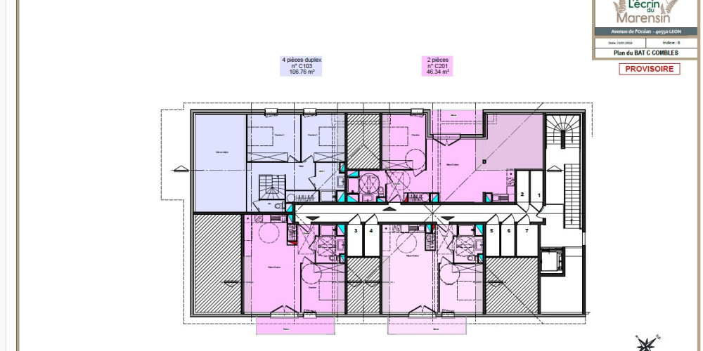 appartement à LEON (40550)