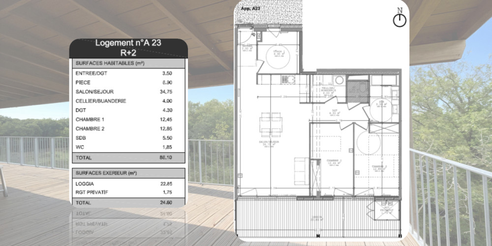appartement à ONDRES (40440)