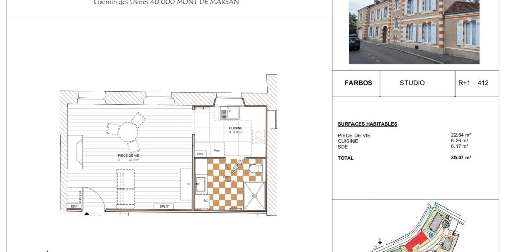 appartement à MONT DE MARSAN (40000)