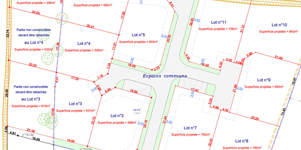 terrain à MONT DE MARSAN (40000)