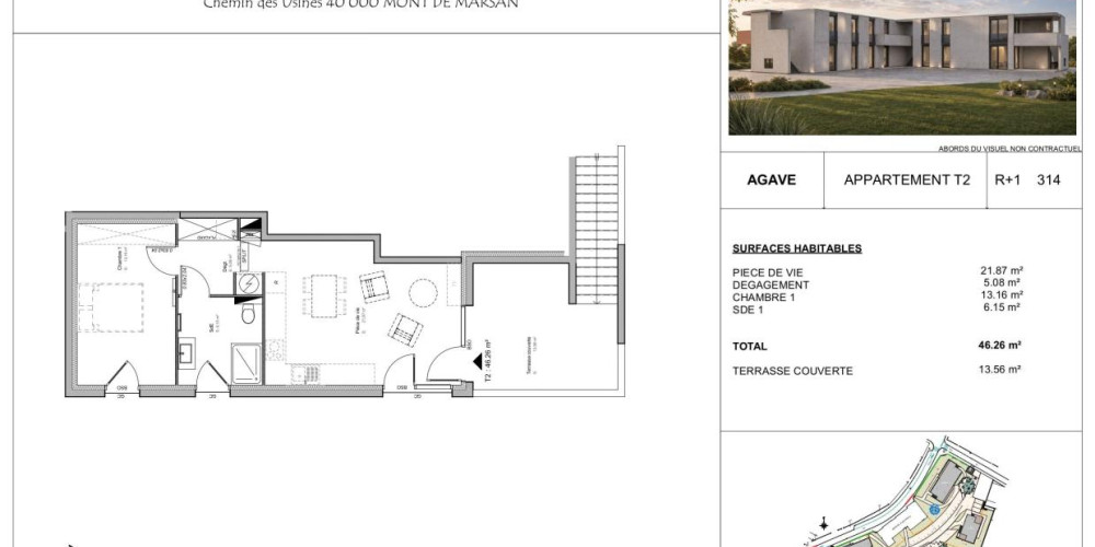 appartement à MONT DE MARSAN (40000)