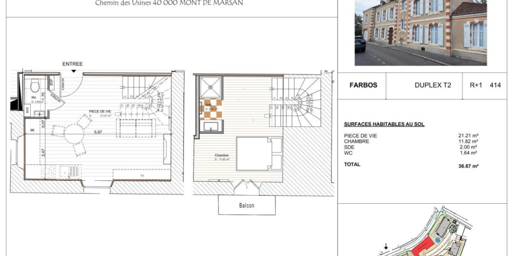 appartement à MONT DE MARSAN (40000)
