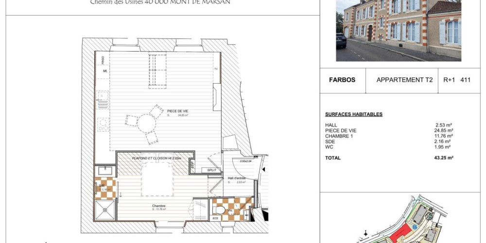 appartement à MONT DE MARSAN (40000)
