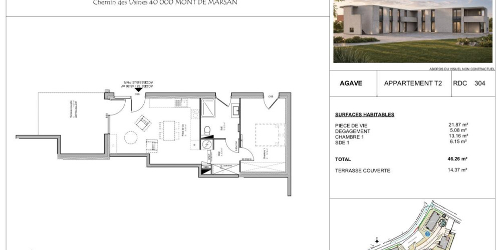 appartement à MONT DE MARSAN (40000)