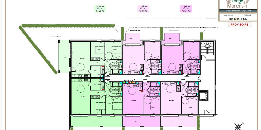 appartement à LEON (40550)