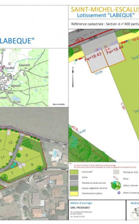 Terrain  ST MICHEL ESCALUS