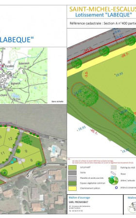Terrain  ST MICHEL ESCALUS