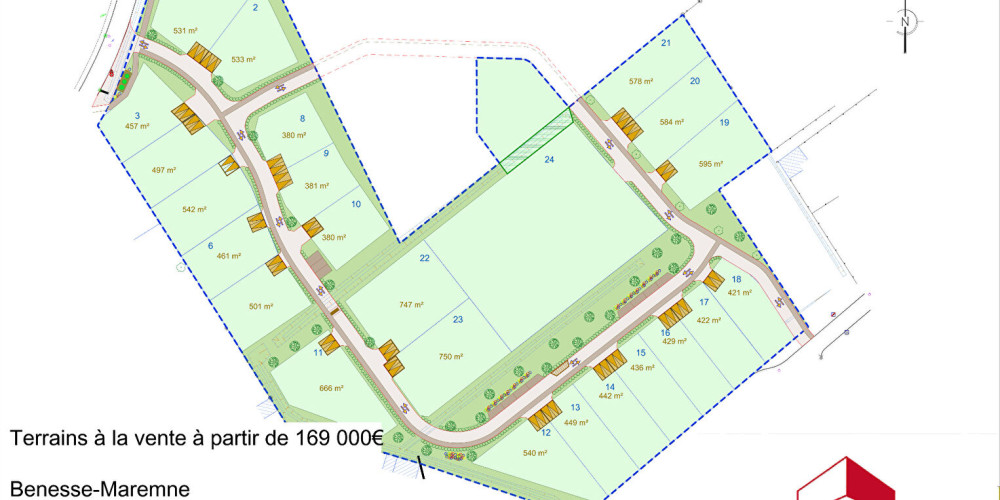 terrain à BENESSE MAREMNE (40230)